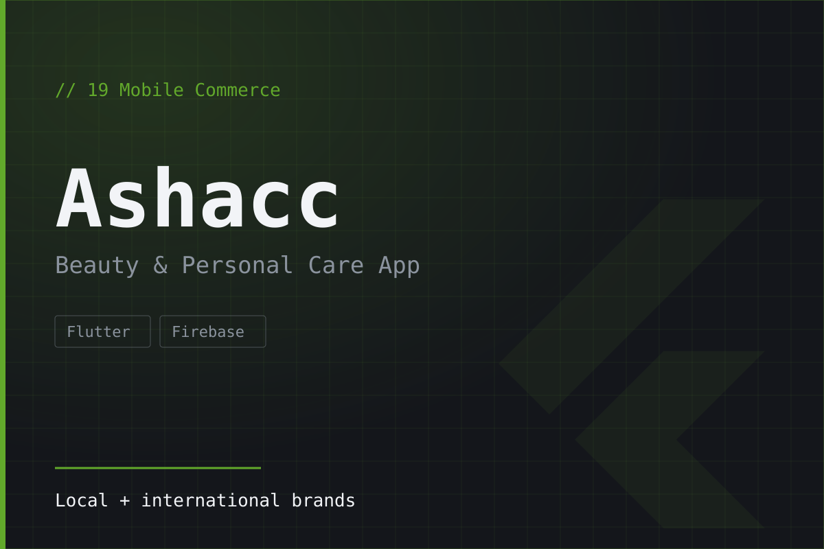 Ashacc Cosmetics — Beauty Shopping App