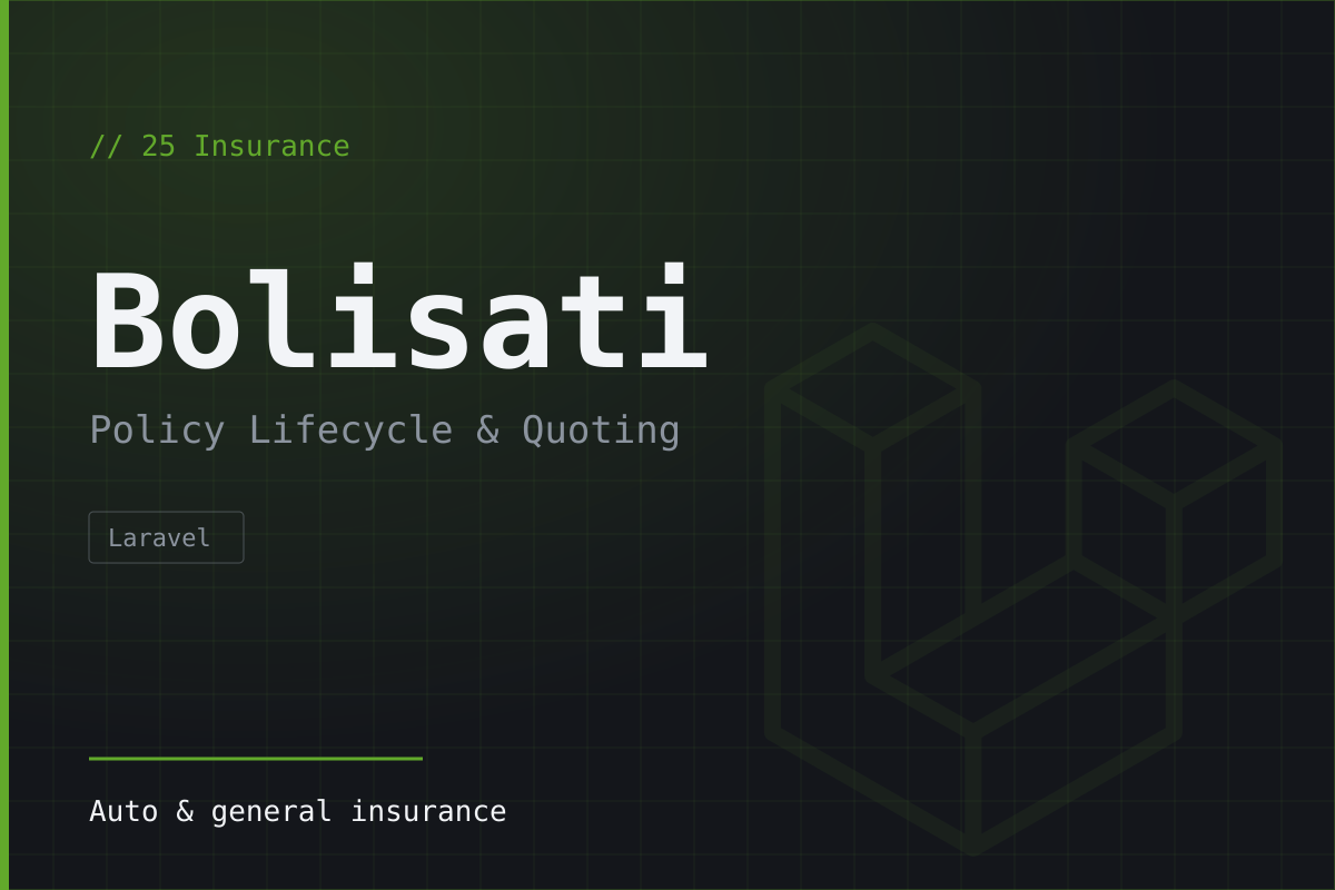 Bolisati / Polixa — Insurance Platform