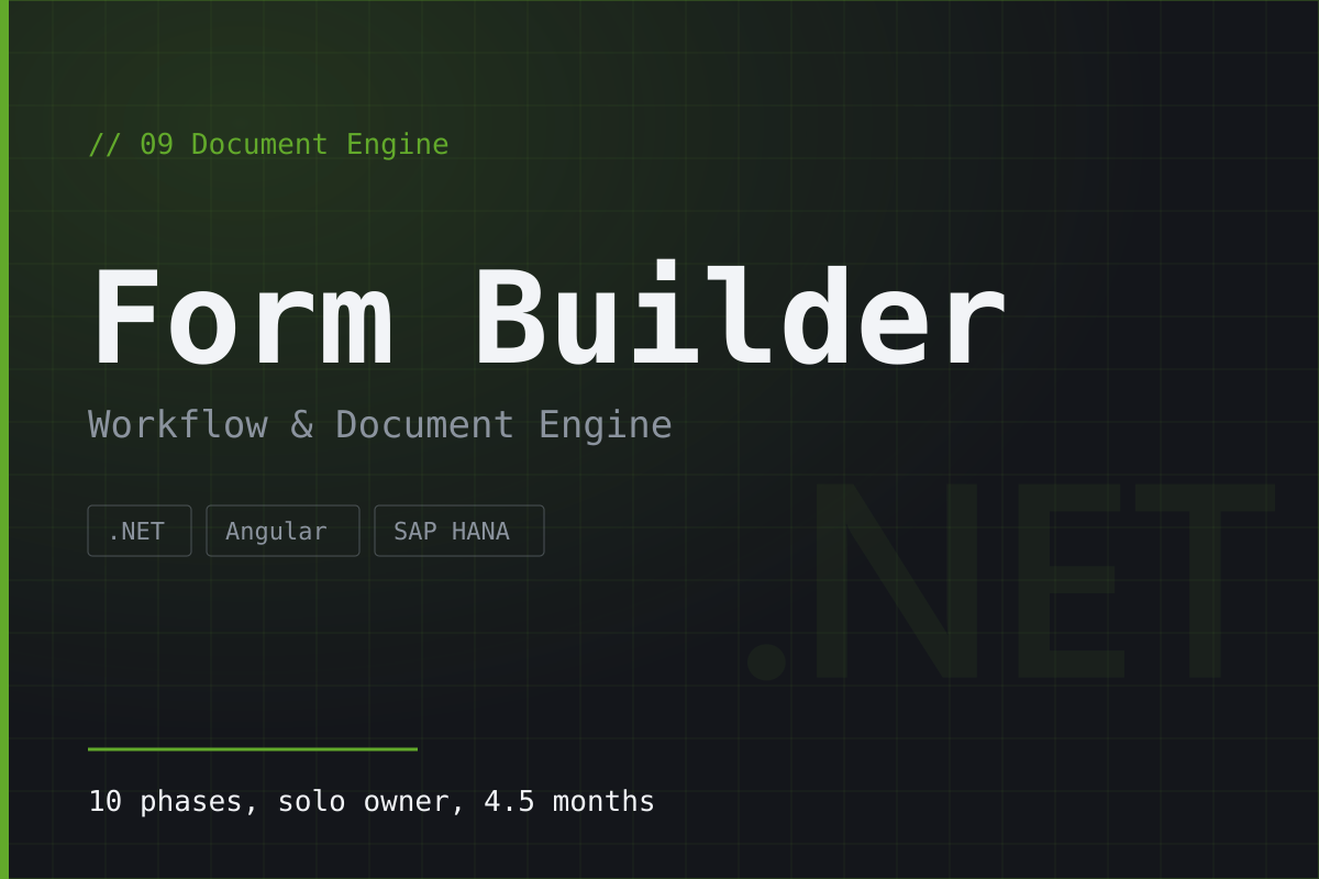 Form Builder & Document Engine
