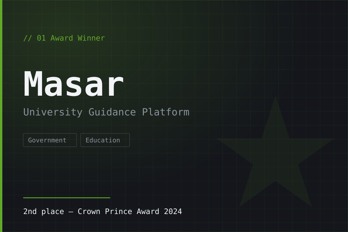 Masar — University Guidance Platform