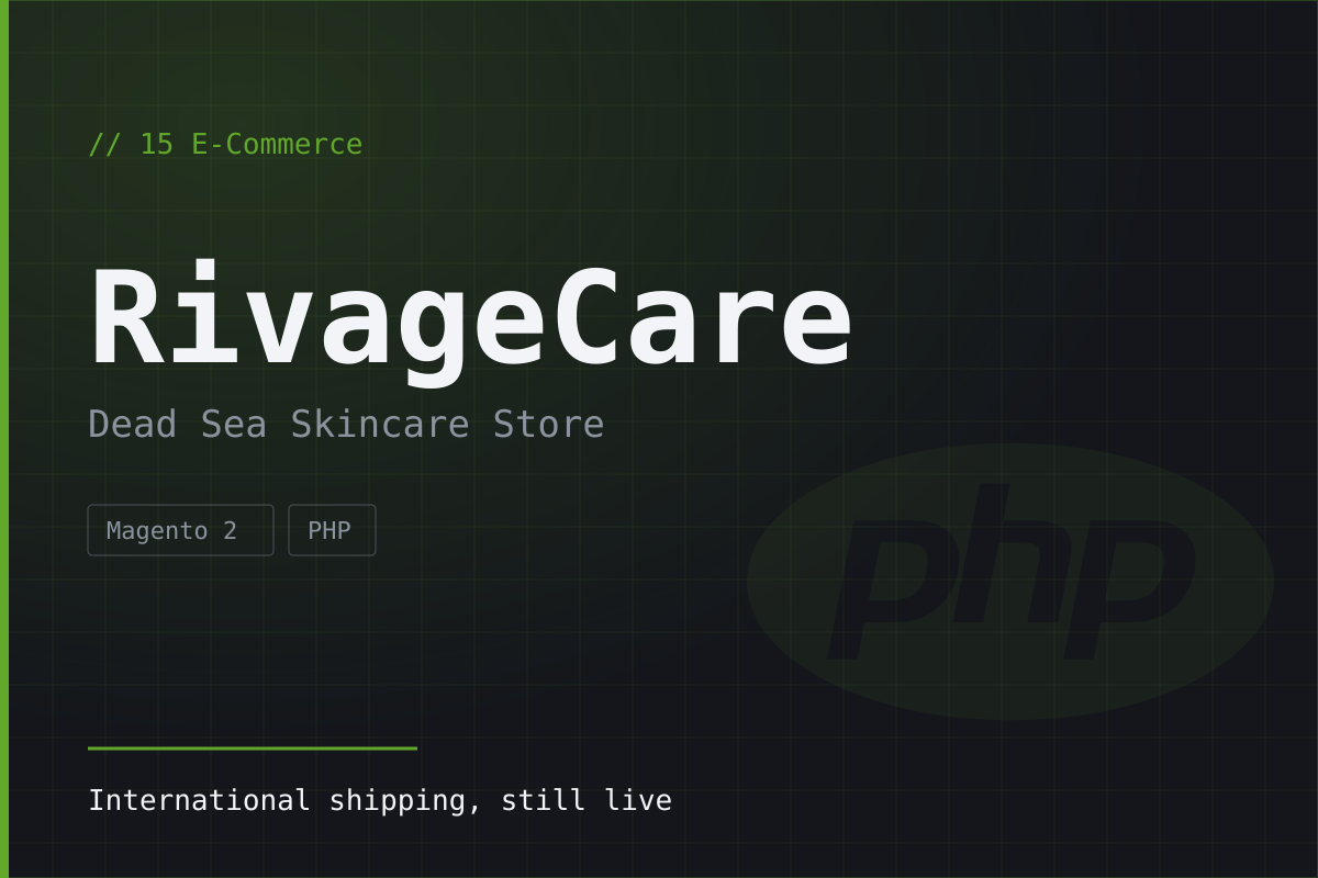 RivageCare — Magento 2 E-Commerce