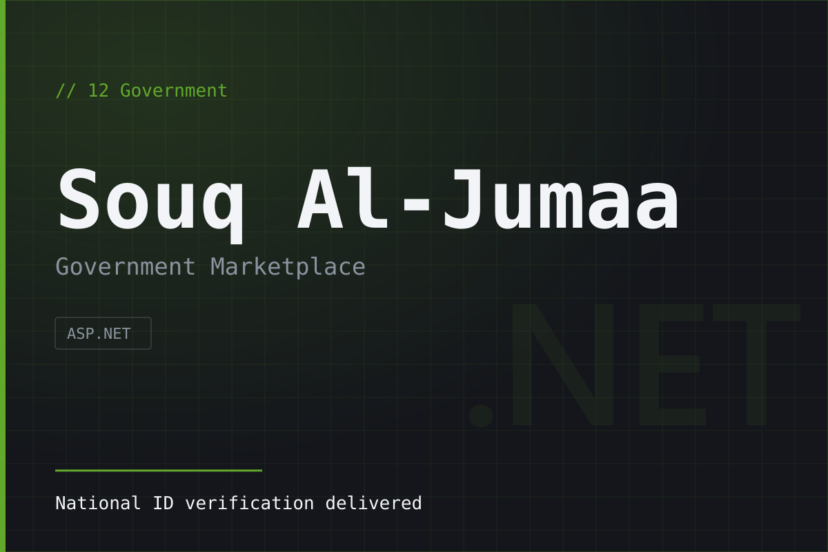 Souq Al-Jumaa — Government Marketplace